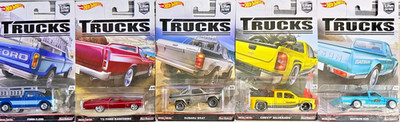 HOT WHEELS - CAR CULTURE - TRUCKS - 2016 - SET OF 5 - BRANDNEU