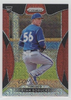 2019 Panini Prizm Tier II Red Mojo Prizm 38/299 Ryan Borucki #168 Rookie RC tj0
