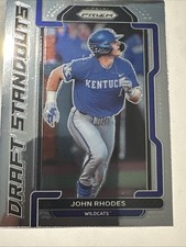 2021 Panini Prizm Draft Picks Draft Standouts John Rhodes #DS-JR Silver Prizm RC