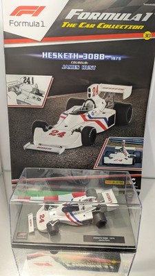 Altaya / Panini 1:43 Hesketh 308B 1975 James Hunt Formula 1 F1 Mint in Box
