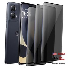 3 Pack for Motorola Edge 2024 Privacy Screen Protector,Anti-Spy Tempered