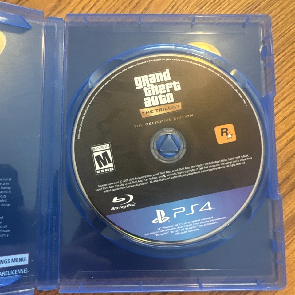 Grand Theft Auto: The Trilogy Definitive Edition (Sony PlayStation 4) PS4 Foto 2 de 4