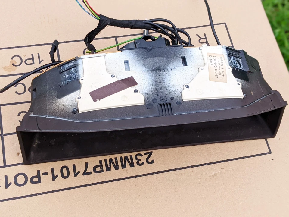 ✅ Cuadro de instrumentos VDO 1991-1994 Mercedes E320 W124 300E 300CE 300TE 237 K OEM Foto 3 de 4