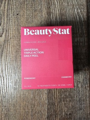 Beauty Stat, Universal Triple Action Daily Peel, 10 Treatments, New in Box