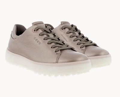 ecco Womens Leather Golf Tray Shoes 10-10.5 New NIB