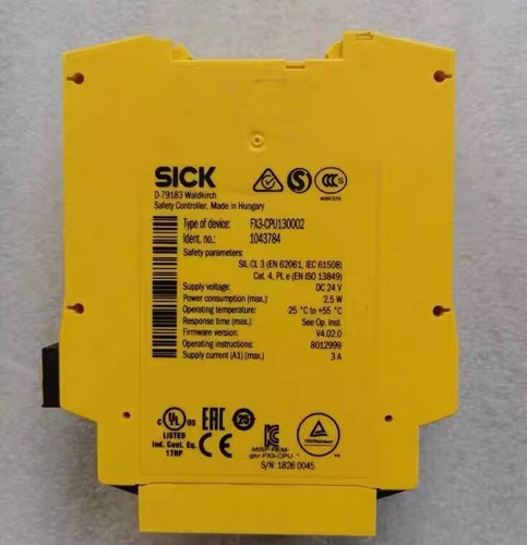 1PC SICK FX3-CPU000000 Module 1043783 Safety Main Module | eBay