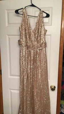 sorella vita gold sequin dress
