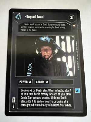 Star Wars CCG Sergeant Torent Special Edition Dark Side Decipher SWCCG LP/NM