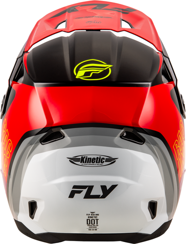 Fly Racing Kinetic Rally Offroad Helmet - Red/Black/White - LG - 73-8664L - Picture 4 of 4