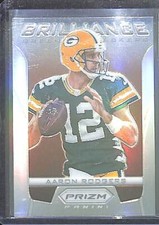 2012 Panini Prizm Football Brilliance Silver Prizm #10 Aaron Rodgers