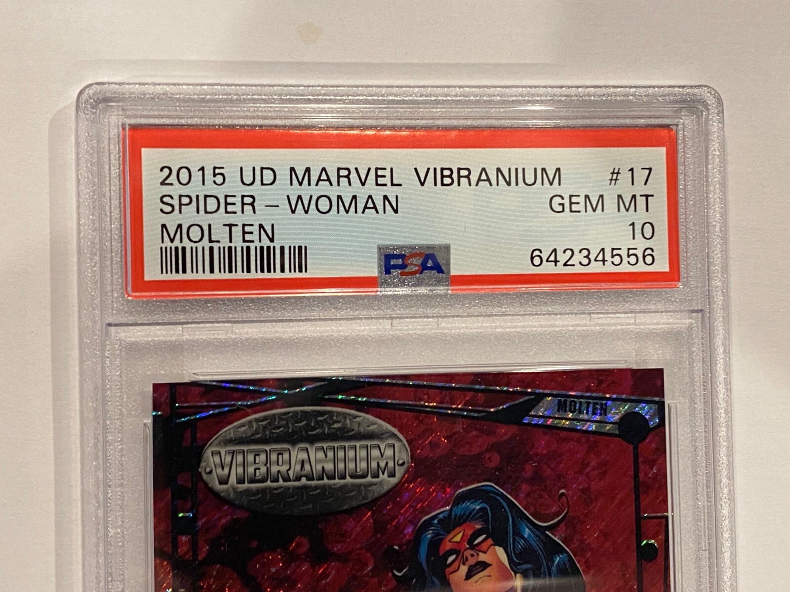 2015 Marvel Vibranium Molten #17 OMEGA Spider-Woman Variant 299/299 PSA 10🔥🔥