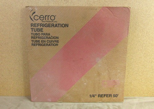 NOS! CERRO USA 1/4" REFRIGERATION REFER 50' FEET COPPER TUBE