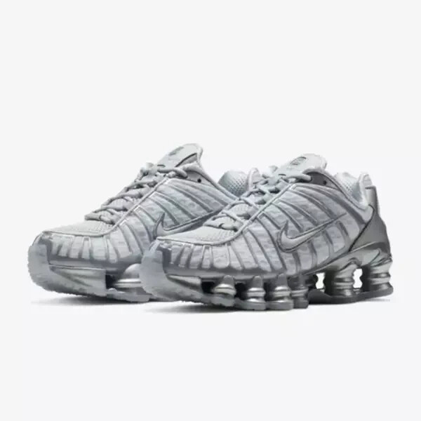 Nike Shox TL Pure Platinum CHROME AR3566-003 WOMEN'S SIZE 7 FAST