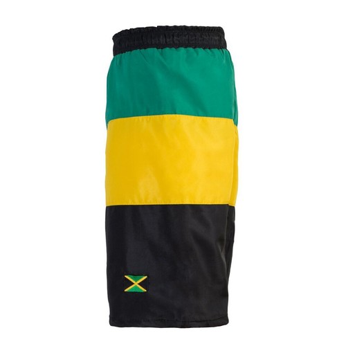 Reggae Men Cruise Swim Trunk Sports Jamaica Bermuda Shorts Beach Pants