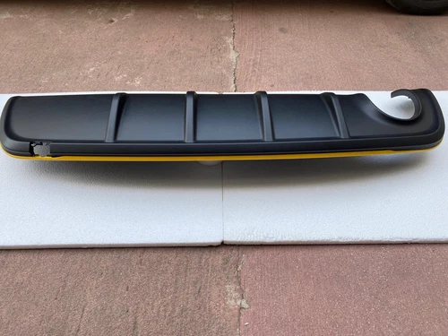 Spoiler Dam Rear Bumper Julietta Yellow Edge Single Exhaust ORIGINAL