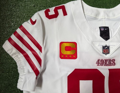 Camiseta deportiva auténtica de George Kittle de los 49ers del Super Bowl Nike Elite 48/XL - Imagen 3 de 11