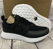 Sperry Top-Slider 80713 7 Seas Women Athletic Shoes Carbon Black White US 7 M