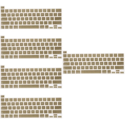 5 Count Tastaturabdeckung Tastaturschutz Für Laptop Tastaturauflage Aus Silikon - Afbeelding 12 van 12