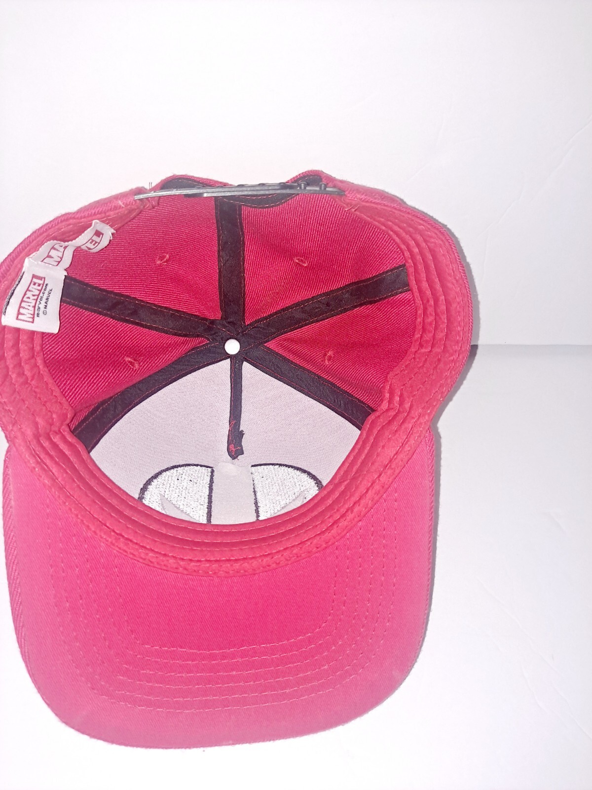 Marvel DEADPOOL Hat Baseball Cap  Snapback Red On… - image 5