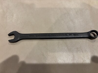 Proto, Professional, Anti Slip Design 1210MBASD, 10mm Combo Wrench, 12 Pt, Black