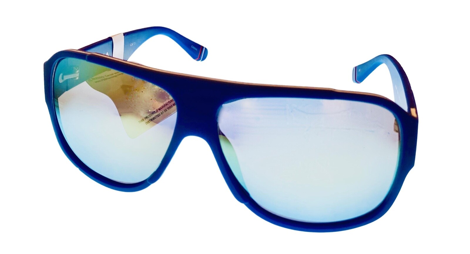 Fila Matte Matte Blue Mens Plastic Aviator Sunglass,  Flash Lens SF9346 C03A