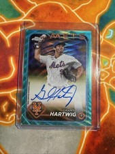 2024 Topps Chrome Autographs Aqua Wave Refractor #RA-GH Grant Hartwig /199 RC