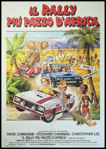 SAFARI 3000 1980 Original Movie Poster 39x55" 2Sh Italian HARRY HURWITZ LEE