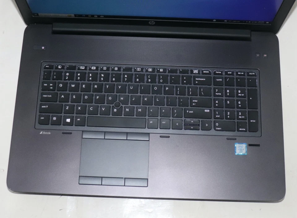 HP ZBOOK 17 G3|Intel i7@2.70GHz|24GB RAM|480 SSD|WIN10|Bluetooth|Nvidia - Image 3 of 4