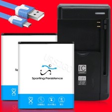 Bundle of 3770mAh Durable Battery Charger Cable for Motorola Moto E5 Play XT1921