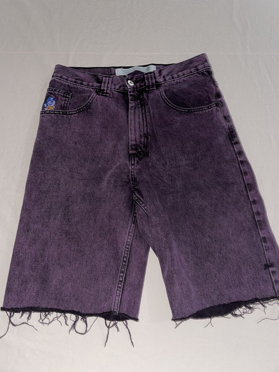 Polar Skate Company 93 Mens Size 28 Purple Denim Shorts Polar Skate Company 93 Mens Size 28 Purple Denim Shorts