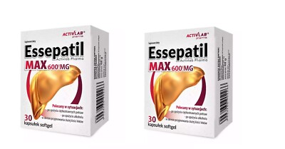 2x ESSEPATIL MAX Leberregeneration Lebergesundheit Leber Essentiale 60 Kapseln