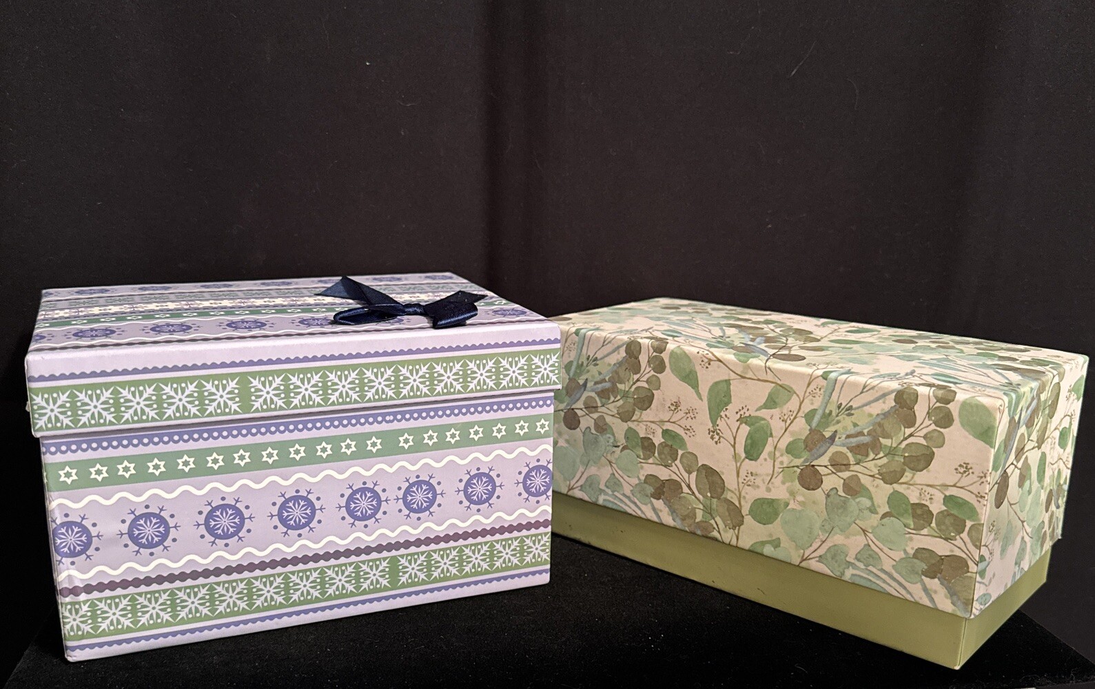 Decorative Card Board Storage Boxes  (2)