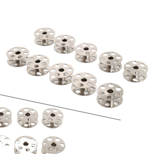 163131 Bobbins Clear Plastic 10pcs. Singer Compatible Touch & Sew