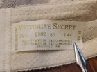 Vintage Victorias Secret Bra 36 C Sheer Ivory Lace Unlined Underwire Gold Label