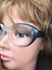 Vtg Beausoleil Paris France Eyeglasses Frame Black 55-17-120 Retro Hip Cool