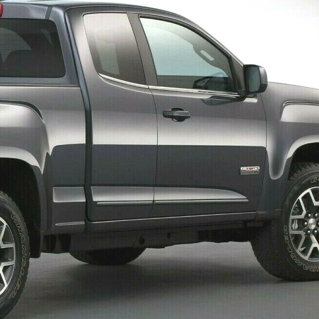 2015-2022 Chevy Colorado Ext Cab Painted Body Side Moldings HM-COCA-EXT