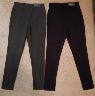 Glassons Lot Of Pull On Ponte Pants High Waist Black and Gray