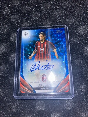 2023-24 Topps UEFA Club Competitions RUI COSTA Auto AC MILAN BLUE 