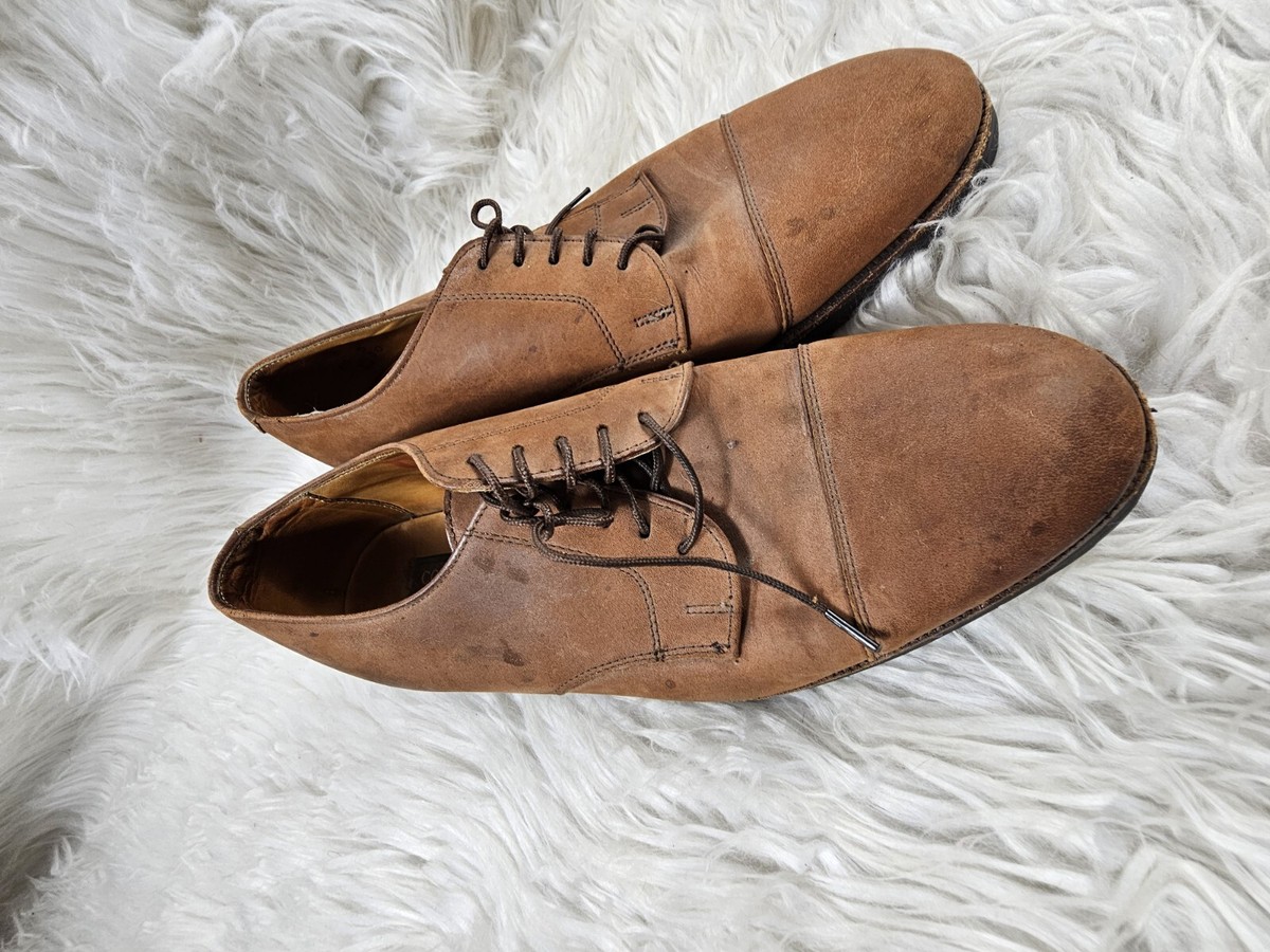 Cole Haan Country Dress Shoes - Mens - Suede Brown - Made in 