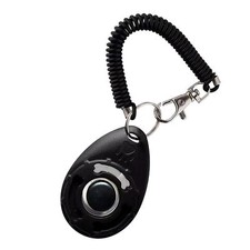 Pack of 1/2 Dog Clicker Training Obedience Tool Puppy Pet Trainer & Wrist Strap