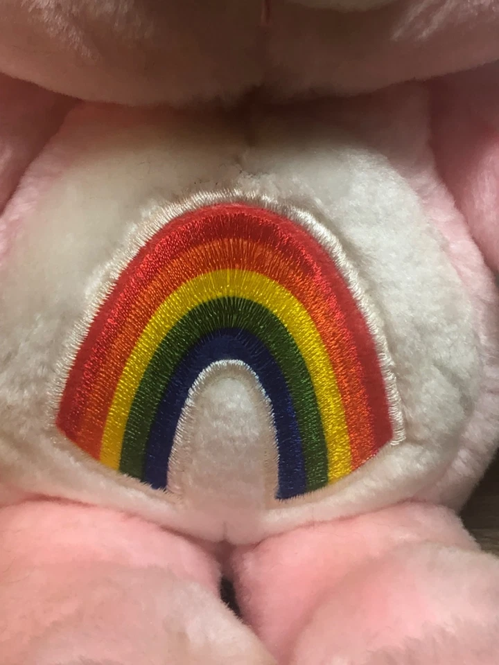 Vintage 1983 Kenner Care Bears Cheer Bear Plush Stuffed Animal 13" Tush Tag - Image 3 of 4