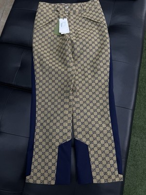 Gucci GG Canvas Pants Size 46 New With Tags $1100 Retail 100