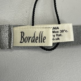 Bordelle Womens Strap Garters Silver One Size Platinum 24K Gold Plated Hardware