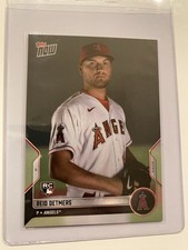 Topps Now 2022 REID DETMERS RC Angels Rookie Card NOW Angels. rookie card picture