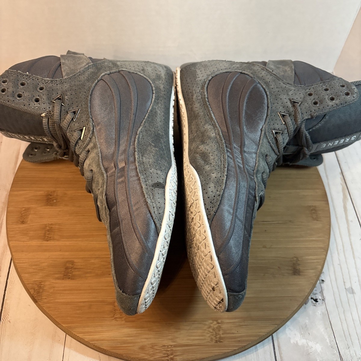 Ryderwear X Kai Greene Weightlifting High Top Shoes Gray Men's