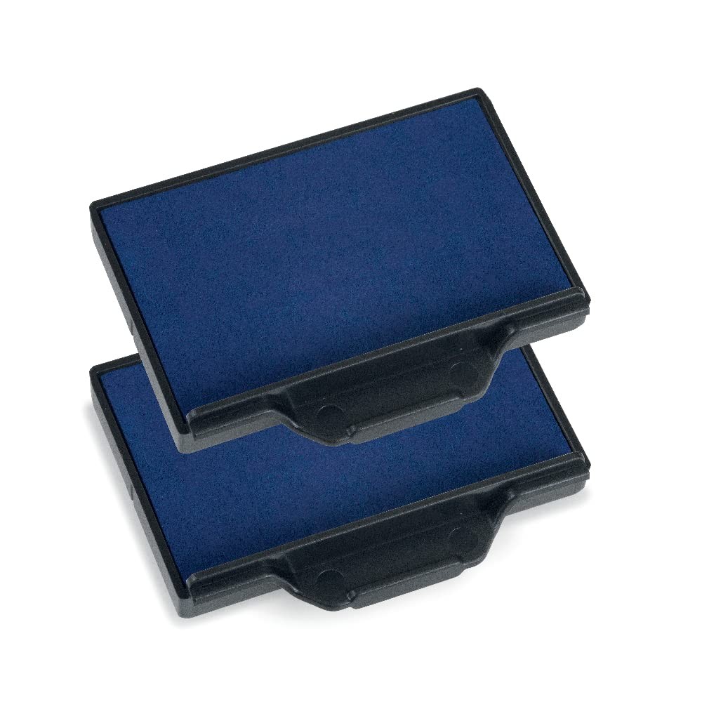 Trodat Replacement Ink Pads 6/56 – Pack of 2 – Blue Ink – for the Professional 5