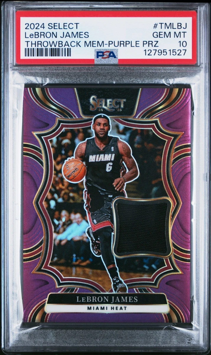 Panini LeBron James 10 Graded Basketball Sports Trading Cards