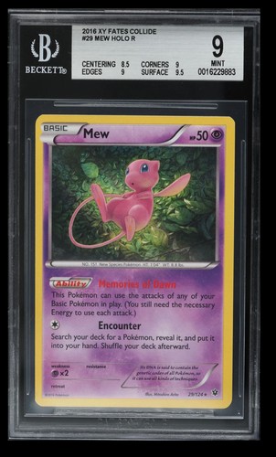 Mew graded BGS 9 for sale on eBay