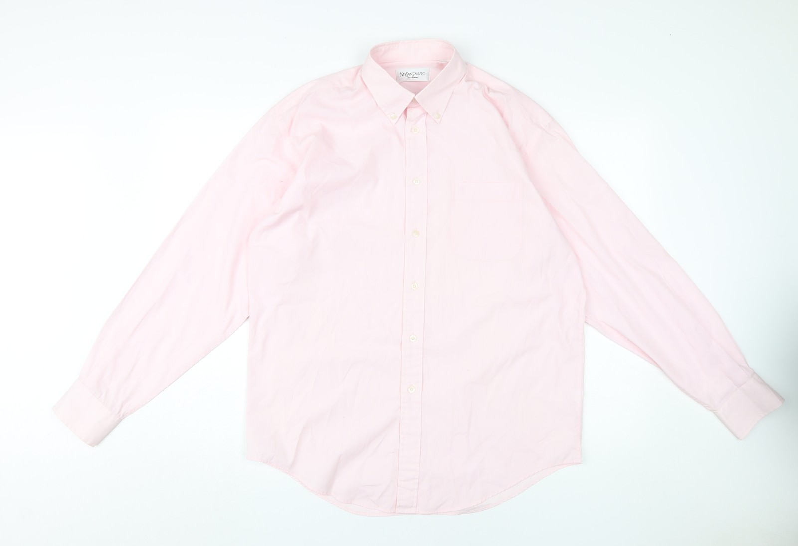 Yves Saint Laurent Camicia Uomo Rosa Vestito Taglia 39