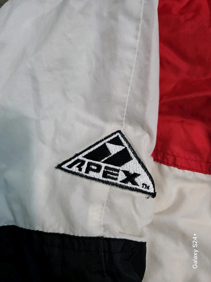 Vtg 90s Apex One Ole Miss Rebels Colonel Reb Jacket M 20x24 Windbreaker NCAA - Image 2 of 4